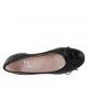 Escarpin pour femmes avec noeud en cuir imprimé noir talon 3 - Pointures disponibles:  33, 34, 42, 43, 44, 45