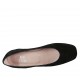 Decolté da donna in camoscio nero tacco 3 - Misure disponibili: 33, 34, 42, 43, 44