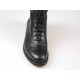 Botines con cordones para hombre en piel negra - Tallas disponibles:  45