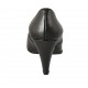 Decolté a punta in pelle nera tacco 8 - Misure disponibili: 32, 33, 34, 42, 43, 44, 45