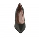 Decolté a punta in pelle nera tacco 8 - Misure disponibili: 32, 33, 34, 42, 43, 44, 45