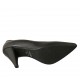 Decolté a punta in pelle nera tacco 8 - Misure disponibili: 32, 33, 34, 42, 43, 44, 45
