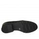 Woman's mocassin with accessory and removable insole in black printed patent leather heel 3 - Available sizes:  34, 43, 44, 45