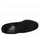Chaussure richelieu à lacets avec semelle amovible et bout golf pour femmes en daim noir talon 7 - Pointures disponibles:  32, 33, 34, 42, 43, 44, 45