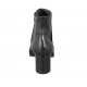 Bottines pour femmes avec fermeture éclair en cuir noir talon 6 - Pointures disponibles:  32, 33, 34, 43, 44, 45