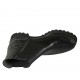Bottines pour femmes en cuir verni imprimé et cuir noir avec fermeture éclair, elastique et semelle amovible talon 4 - Pointures disponibles:  32, 33, 42, 43, 44, 45