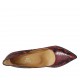 Escarpin pour femmes en cuir imprimé noir et rouge talon 9 - Pointures disponibles:  31, 33, 34, 43, 44, 45, 46