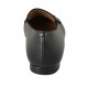 Mocasino a punta para mujer en piel negra tacon 1 - Tallas disponibles:  34, 42, 43, 44, 45