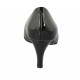 Woman's pump in black patent leather heel 6