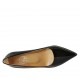 Decolté da donna in vernice nera tacco 6 - Misure disponibili: 31, 32, 33, 34, 42, 43, 45, 46, 47