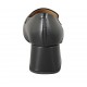 Mocassin pour femmes en cuir et cuir imprimé noir talon 5 - Pointures disponibles:  32, 33, 34, 42, 43, 45