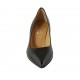 Escarpin pour femmes en cuir verni noir talon 5 - Pointures disponibles:  32, 33, 34, 43, 44, 45