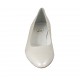 Decolté da donna in pelle di colore avorio perlato tacco 3 - Misure disponibili: 33, 34, 42, 43, 46