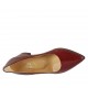 Woman's pump shoe in red patent leather heel 5 - Available sizes:  33, 34, 42, 43, 44, 45