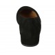 Woman's pump in black suede heel 3