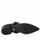 Decolté a punta da donna in pelle nera con fibbia tacco 2 - Misure disponibili: 33, 42, 43, 44, 45