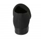 Scarpa accollata da donna in tessuto elasticizzato nero tacco 3 - Misure disponibili: 33, 42, 43, 44