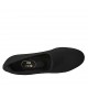 Scarpa accollata da donna in tessuto elasticizzato nero tacco 3 - Misure disponibili: 33, 42, 43, 44