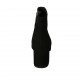 Woman's ankle boot in black suede with zipper heel 6