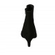 Stivaletto a punta da donna con cerniera in camoscio nero tacco 6 - Misure disponibili: 31, 32, 33, 34, 43, 44, 45, 47