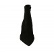 Stivaletto a punta da donna con cerniera in camoscio nero tacco 6 - Misure disponibili: 31, 32, 33, 34, 43, 44, 45, 47