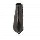 Stivaletto a punta da donna con cerniera in pelle nera tacco 6 - Misure disponibili: 31, 32, 33, 34, 43, 44, 45, 47