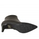 Woman's pointy ankle boot with zipper in black leather heel 6 - Available sizes:  31, 32, 33, 34, 43, 44, 45, 47