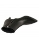Stivaletto a punta da donna con cerniera in pelle nera tacco 6 - Misure disponibili: 31, 32, 33, 34, 43, 44, 45, 47