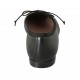 Ballerine avec noeud pour femmes en cuir noir talon 1 - Pointures disponibles:  33, 34, 42, 43, 45