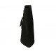Woman's pointy ankle boot with zippers in black suede heel 6 - Available sizes:  31, 32, 33, 34, 42, 43, 44, 45, 46, 47