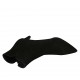 Woman's pointy ankle boot with zippers in black suede heel 6 - Available sizes:  31, 32, 33, 34, 42, 43, 44, 45, 46, 47