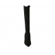 Botas puntiagudos para mujer con cremallera en gamuza negra tacon 8 - Tallas disponibles:  31, 32, 33, 34, 42, 43, 44, 45, 46, 47