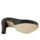 Decolté da donna a punta in pelle nera con plateau tacco 10 - Misure disponibili: 31, 32, 33, 34, 42, 43, 44, 45, 46, 47