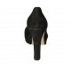 Decolté a punta da donna in camoscio nero con plateau e tacco 10 - Misure disponibili: 31, 32, 33, 34, 43, 44, 45, 46, 47