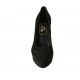 Decolté a punta da donna in camoscio nero con plateau e tacco 10 - Misure disponibili: 31, 32, 33, 34, 43, 44, 45, 46, 47
