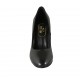 Runder Pumpschuh für Damen aus schwarzem Leder Absatz 9 - Verfügbare Größen:  31, 32, 33, 34, 42, 43, 44, 45, 46, 47
