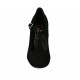 Escarpin pour femmes avec courroie salomé en daim noir talon 9 - Pointures disponibles:  31, 32, 33, 34, 42, 43, 44, 45, 46, 47