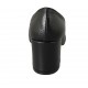 Woman's pump with rounded tip in black leather heel 6 - Available sizes:  31, 32, 33, 34, 45, 46, 47