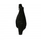 Botines para mujer con plataforma y cremallera en gamuza de color negro cuña 9 - Tallas disponibles:  31, 33, 34, 42, 43, 44, 45