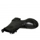 Bottines pour femmes avec lacets et fermeture éclair en cuir noir talon 4 - Pointures disponibles:  42, 43, 44, 45, 46
