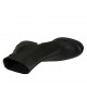 Stivaletto da donna in pelle nera con fasce elastiche tacco 3 - Misure disponibili: 33, 34, 43, 44, 45, 46