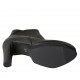 Stivaletto da donna con cerniera e plateau in pelle nera con tacco 10 - Misure disponibili: 31, 32, 33, 34, 42, 43, 46, 47
