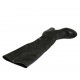 Woman's boot with zipper in black leather heel 9 - Available sizes:  33, 42, 43