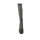 Stivale da donna con plateau e cerniera in pelle nera tacco 10 - Misure disponibili: 33, 42, 43, 44, 47