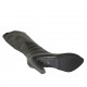 Stivale da donna con plateau e cerniera in pelle nera tacco 10 - Misure disponibili: 33, 42, 43, 44, 47
