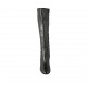 Bottes pour femmes avec fermeture éclair en cuir noir talon 6 - Pointures disponibles:  34, 42, 43, 44, 45