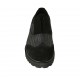 Woman's shoe in black suede and printed leather heel 3 - Available sizes:  43, 44, 45