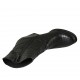 Botin tejano para mujer con cremallera en piel imprimida negra tacon 8 - Tallas disponibles:  32, 34, 43, 44