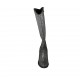 Bota tejana para mujer con cremallera en piel imprimida gris tacon 8 - Tallas disponibles:  33, 34, 42, 43, 44