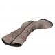 Bottes pour femmes avec fermeture éclair en daim gris tourterelle talon 8 - Pointures disponibles:  33, 34, 42, 43, 44, 45